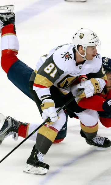 Hoffman, Barkov lift Panthers over Golden Knights 3-1